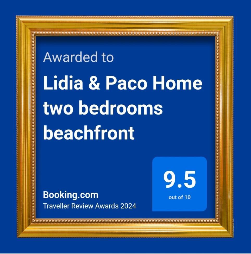 Lidia & Paco Home Two Bedrooms Beachfront Playa Del Aguila  Exteriör bild